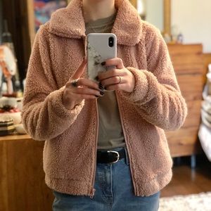 Z Supply Faux Fur Sweatshirt